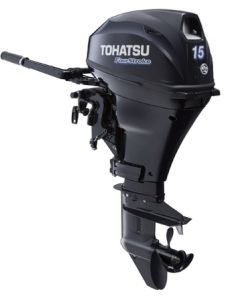 2017 Tohatsu 15 HP MFS15DEFL Outboard Motor