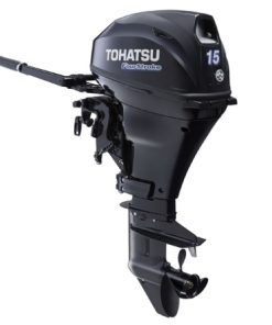 2017 Tohatsu 15 HP MFS15DL Outboard Motor