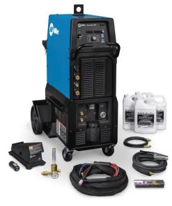 MILLER SYNCROWAVE 300 AC/DC TIG AND STICK WELDER COMPLETE PKG W/WIRELESS FOOT CONTROL (951872)