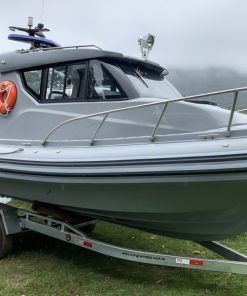 2022 Flex 680 Cabin Explorer with Mechanical Outboard Engine | Grey w/ Black Accents