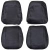 PUI 69FS10U 1969 Camaro Bucket Seat Black Upholstery