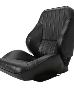 Procar 1050 Series Lowback Black Vinyl Bucket Seat Set