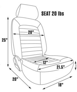 Procar 80-1500-54L Classic Seat