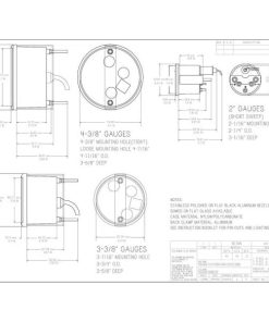 Dakota Digital VHX-66C-CVL-K-B 1966-67 Chevelle VHX Instruments