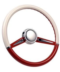 CON2R SW2SPOKE-RED Two-Tone Twin Spoke Steering Wheel