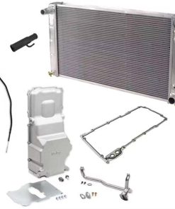 GM A-Body/B-Body/Truck LS Swap Radiator w/Holley Oil Pan Kit