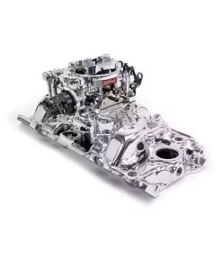 Edelbrock 2061 Single-Quad Intake Manifold/Carburetor Kit