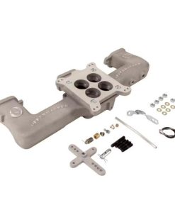 Offenhauser 5416 Single Quad Carb Intake Manifold Kit for GM L6.