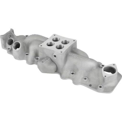 Offenhauser 1078 1949-1953 Ford Flathead 4-Barrel Intake Manifold.