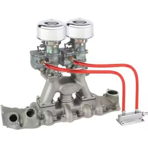 Chrome 9 Super 7® 2×2 Carb/Meyer Intake Kit