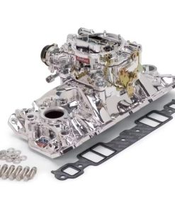 Edelbrock 2004 Performer Single-Quad Intake Manifold/Carb Kit